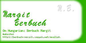 margit berbuch business card